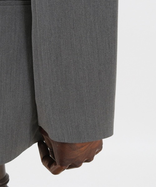 GLIMCLAP（グリムクラップ）の「mj8363-Stretch Dungaree collar-less jacket ジャケット（ノーカラージャケット・メンズ・インディゴブルー/ブラック・M/L/S）」の10枚目の写真