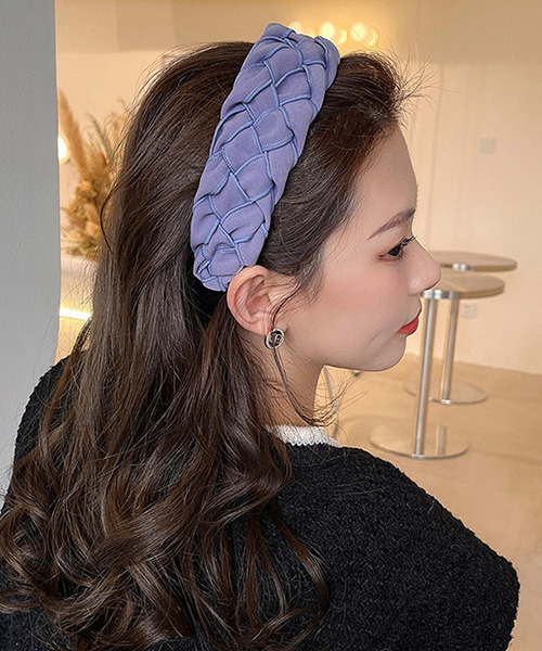 c.u.l（シーユーエル）の「【c.u.l】編み込み風ボリュームカチューシャ cula328（カチューシャ・レディース・アイボリー/ピンク/ブラック/ベージュ/ブルー・FREE）」の11枚目の写真