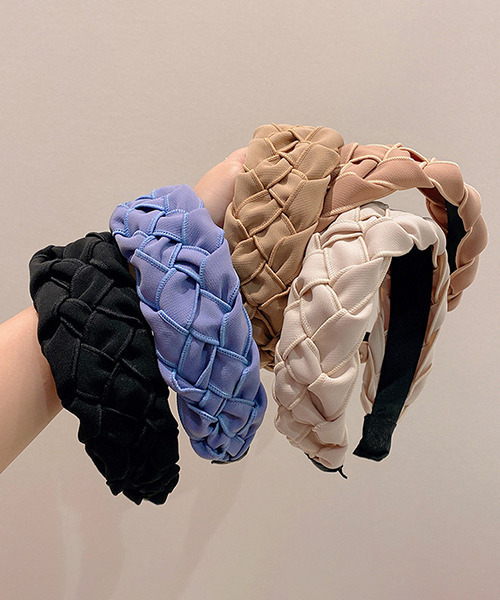 c.u.l（シーユーエル）の「【c.u.l】編み込み風ボリュームカチューシャ cula328（カチューシャ・レディース・アイボリー/ピンク/ブラック/ベージュ/ブルー・FREE）」の13枚目の写真