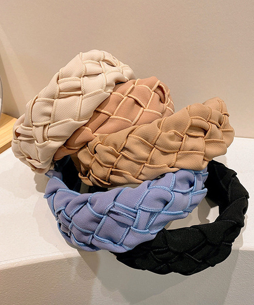 c.u.l（シーユーエル）の「【c.u.l】編み込み風ボリュームカチューシャ cula328（カチューシャ・レディース・アイボリー/ピンク/ブラック/ベージュ/ブルー・FREE）」の14枚目の写真