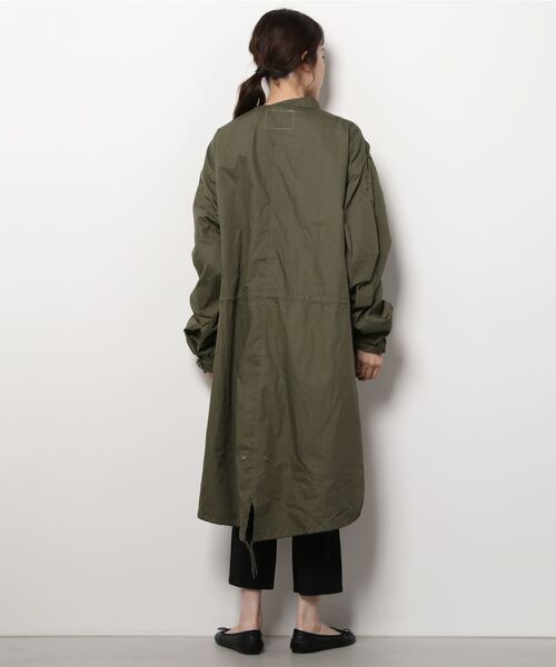 603（ロクマルサン）の「603 FISH TAIL COAT（その他アウター・レディース・カーキブラウン・1）」の3枚目の写真
