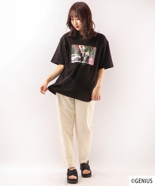FUNALIVE(ファンアライブ)の「なめねこ フォトプリントTee(Tシャツ/カットソー・メンズ・ブルー/ホワイト系その他/ホワイト/ブラック/ブラック系その他・LL/M/L)」の20枚目の写真