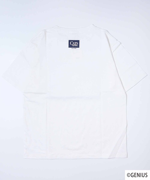 FUNALIVE(ファンアライブ)の「なめねこ フォトプリントTee(Tシャツ/カットソー・メンズ・ブルー/ホワイト系その他/ホワイト/ブラック/ブラック系その他・LL/M/L)」の10枚目の写真