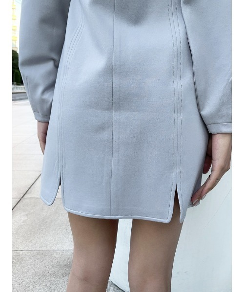 ENVYM（アンビー）の「スリットパネルポンチＯＰ（ワンピース・レディース・ブラック/グレー・FREE）」の11枚目の写真