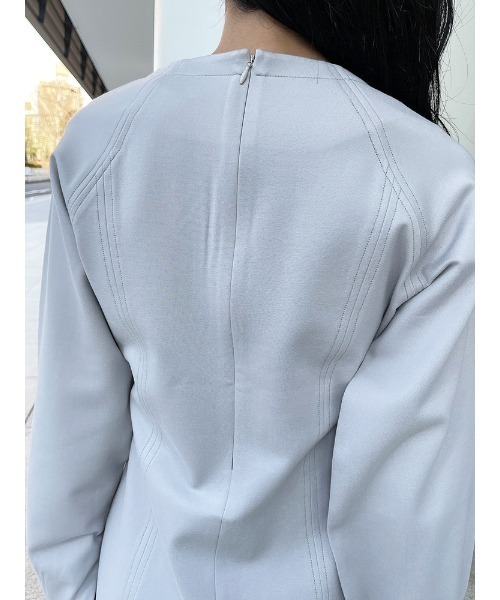 ENVYM（アンビー）の「スリットパネルポンチＯＰ（ワンピース・レディース・ブラック/グレー・FREE）」の13枚目の写真