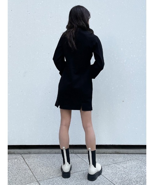 ENVYM（アンビー）の「スリットパネルポンチＯＰ（ワンピース・レディース・ブラック/グレー・FREE）」の21枚目の写真