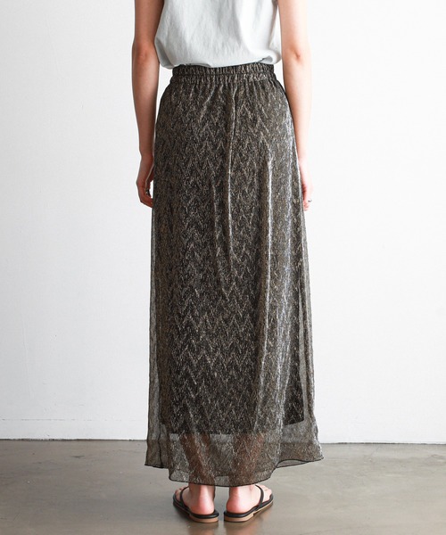 feepur(フェピュール)の「グリッターシアータイトスカート(スカート・レディース・ブラック/ベージュ/ブルー・SMALL/MEDIUM)」の10枚目の写真