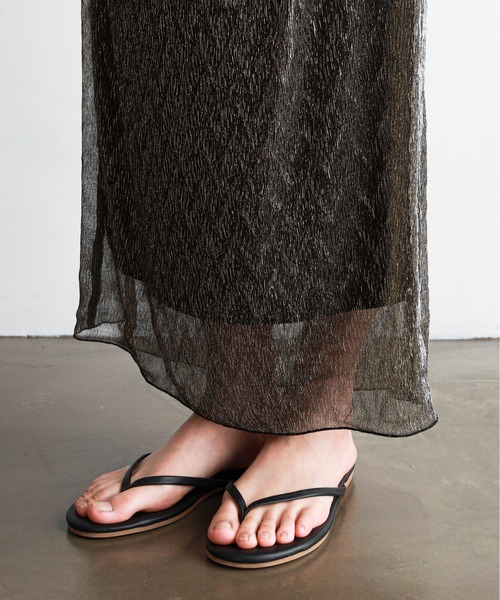 feepur(フェピュール)の「グリッターシアータイトスカート(スカート・レディース・ブラック/ベージュ/ブルー・SMALL/MEDIUM)」の8枚目の写真