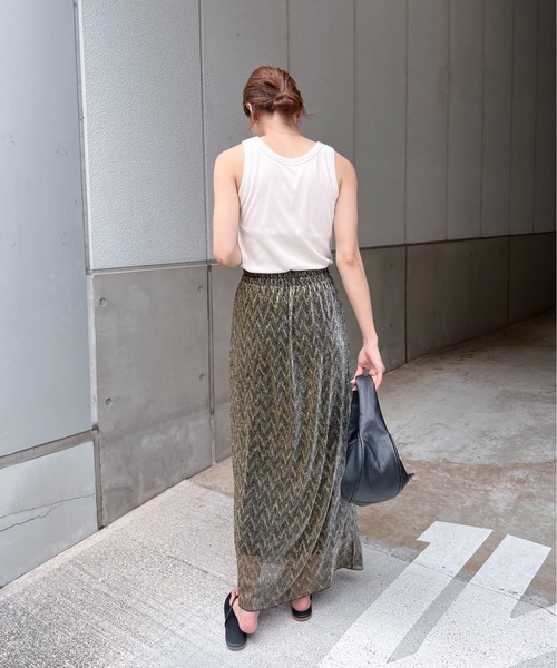 feepur(フェピュール)の「グリッターシアータイトスカート(スカート・レディース・ブラック/ベージュ/ブルー・SMALL/MEDIUM)」の21枚目の写真