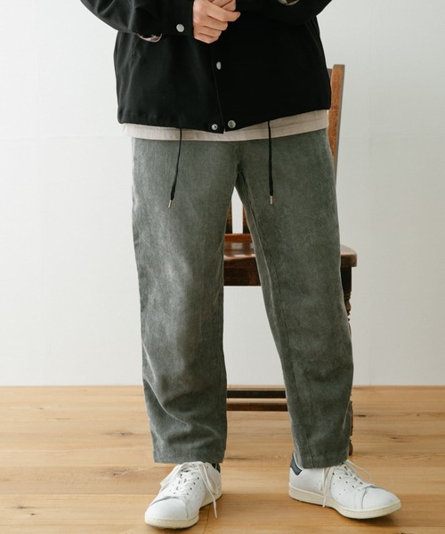 ITEMS URBANRESEARCH（アイテムズ アーバンリサーチ）の「スプリング ワッフルコーデュロイパンツ（その他パンツ・メンズ・ベージュ/ブラック/カーキ・LARGE/MEDIUM）」の11枚目の写真