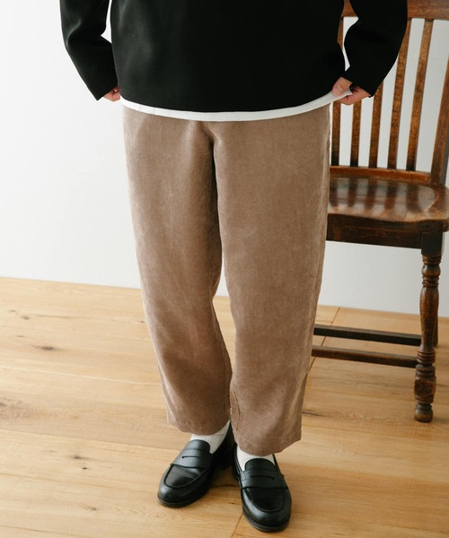 ITEMS URBANRESEARCH（アイテムズ アーバンリサーチ）の「スプリング ワッフルコーデュロイパンツ（その他パンツ・メンズ・ベージュ/ブラック/カーキ・LARGE/MEDIUM）」の9枚目の写真