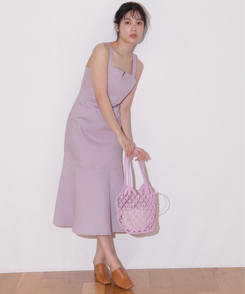 JILL by JILL STUART（ジルバイジルスチュアート）の「◇メッシュバッグ（ハンドバッグ・レディース・パープル/ホワイト・FREE）」の4枚目の写真