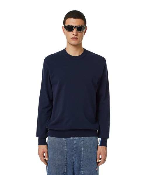 メンズ ニット Diesel ディーゼル のファッション オーガニックコットン ニット オーガニックコットン Diesel ディーゼル のニット