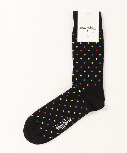 Happy Socks(ハッピーソックス)の「【66】【HAPPY SOCKS】ドットデザインソックス(ソックス/靴下・メンズ・ネイビー/ブラック/ブルー/ライトグリーン/ピンク/ブルー系その他/ブラック系その他/ブルー系その他2/グリーン系その他/ベージュ/ブラック系その他2/ネイビー系・MEDIUM/SMALL)」の4枚目の写真