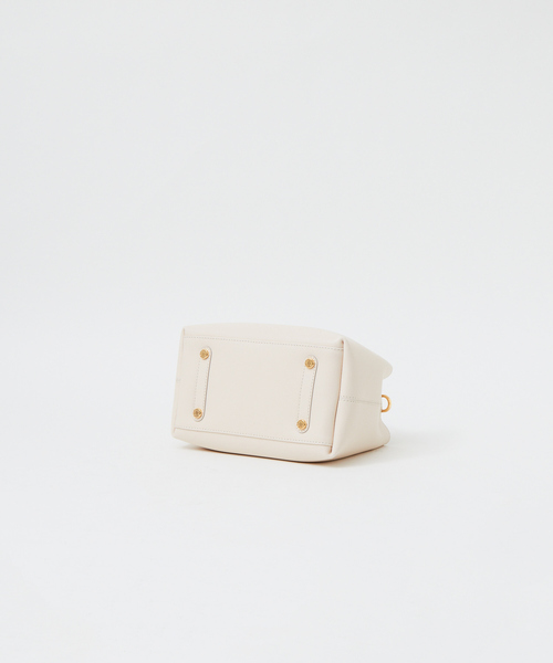 VIOLAd'ORO（ヴィオラドーロ）の「【VIOLAd’ORO】SYDNEY（ハンドバッグ・レディース・オフホワイト/チャコールグレー・フリー）」の3枚目の写真