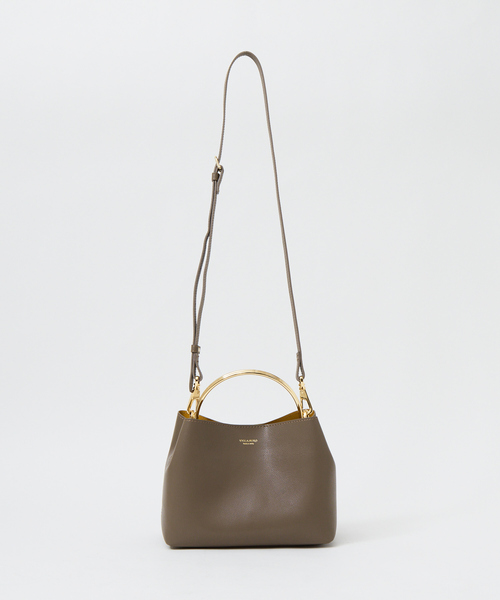 VIOLAd'ORO（ヴィオラドーロ）の「【VIOLAd’ORO】SYDNEY（ハンドバッグ・レディース・オフホワイト/チャコールグレー・フリー）」の17枚目の写真