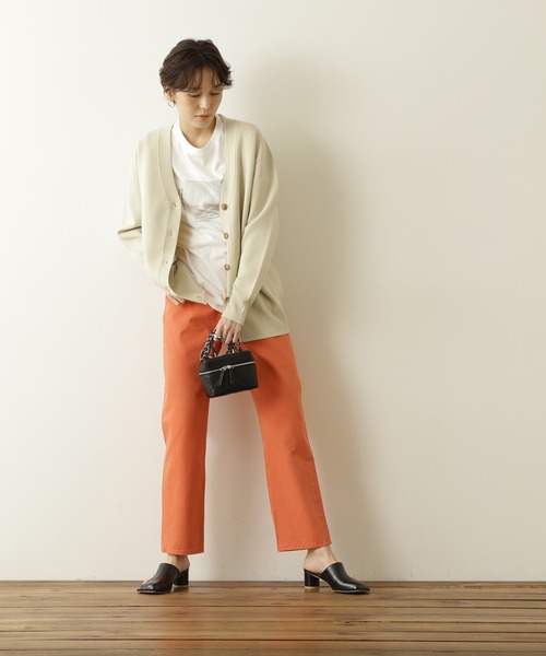 N.(N. Natural Beauty Basic)(エヌエヌナチュラルビューティーベーシック)の「◆フォトTシャツ(Tシャツ/カットソー・レディース・オフホワイト/ベージュ・MEDIUM)」の5枚目の写真