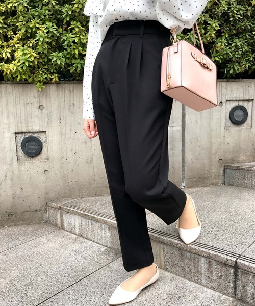 INGNI（イング）の「テーパード／パンツ（その他パンツ・レディース・アイボリー/ピンク/ブラック/グリーン・FREE）」の3枚目の写真