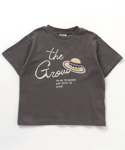 BREEZE（ブリーズ）の「2色2柄ガーデニングTシャツ（Tシャツ/カットソー・キッズ・ミント/チャコール・120/80/110/140/100/90/130）」の2枚目の写真