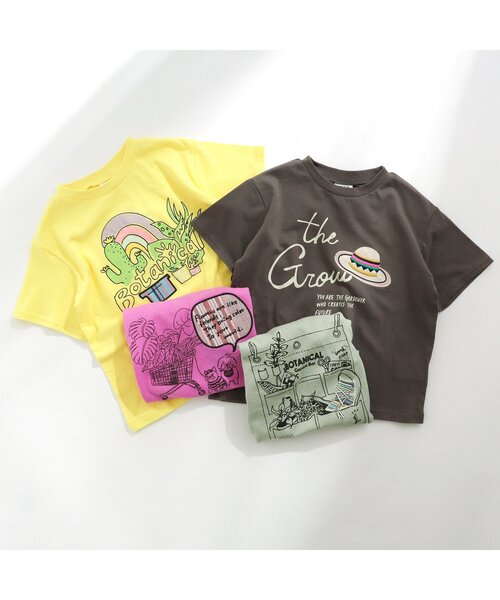 BREEZE（ブリーズ）の「2色2柄ガーデニングTシャツ（Tシャツ/カットソー・キッズ・ミント/チャコール・120/80/110/140/100/90/130）」の13枚目の写真