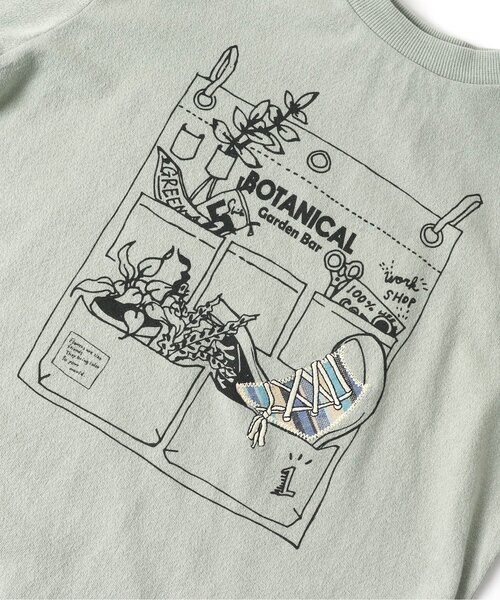 BREEZE（ブリーズ）の「2色2柄ガーデニングTシャツ（Tシャツ/カットソー・キッズ・ミント/チャコール・120/80/110/140/100/90/130）」の8枚目の写真