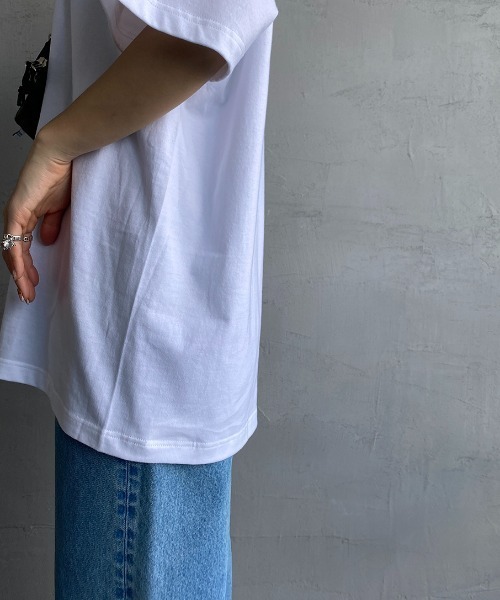 HANES（ヘインズ）の「【WEB限定】[HANES/ヘインズ] BEEFY  XXL/XXXL ビッグシルエットパックT（Tシャツ/カットソー・レディース・ホワイト/ブラック・XX-LARGE/XXX-LARGE）」の4枚目の写真