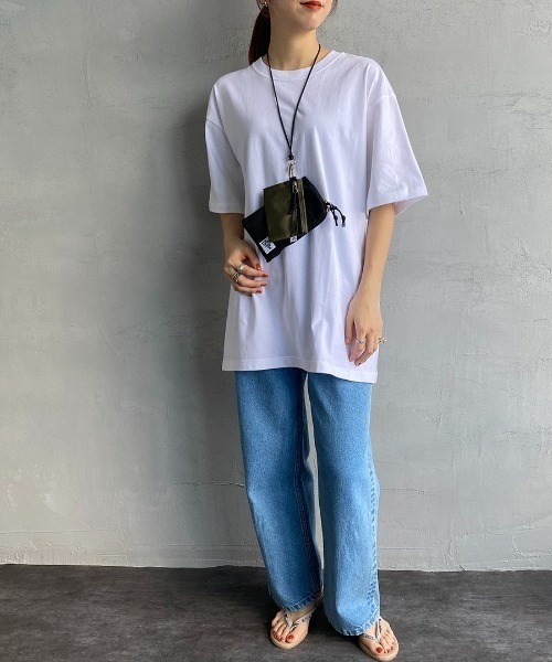 HANES（ヘインズ）の「【WEB限定】[HANES/ヘインズ] BEEFY  XXL/XXXL ビッグシルエットパックT（Tシャツ/カットソー・レディース・ホワイト/ブラック・XX-LARGE/XXX-LARGE）」の13枚目の写真