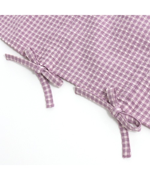 JENNI love（ジェニィラブ）の「チェックWシャーリングブラウス（シャツ/ブラウス・キッズ・イエロー/サックスブルー/ラベンダー・130cm/140cm/150cm/160cm）」の14枚目の写真