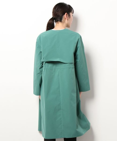 M.deux（エムドゥ）の「バックアジャスターコート（その他アウター・レディース・グリーン/ネイビー・MEDIUM）」の18枚目の写真