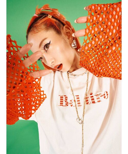 FILA（フィラ）の「FILA Tシャツ【コラボ】（Tシャツ/カットソー・レディース・ブラック/オフホワイト/ブルー・MEDIUM）」の13枚目の写真