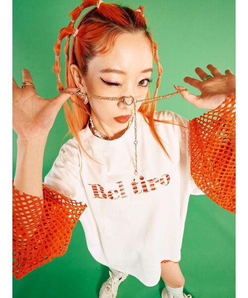 FILA（フィラ）の「FILA Tシャツ【コラボ】（Tシャツ/カットソー・レディース・ブラック/オフホワイト/ブルー・MEDIUM）」の17枚目の写真