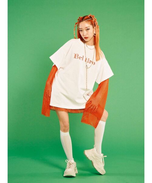 FILA（フィラ）の「FILA Tシャツ【コラボ】（Tシャツ/カットソー・レディース・ブラック/オフホワイト/ブルー・MEDIUM）」の21枚目の写真