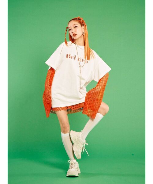 FILA（フィラ）の「FILA Tシャツ【コラボ】（Tシャツ/カットソー・レディース・ブラック/オフホワイト/ブルー・MEDIUM）」の22枚目の写真