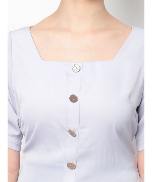 RESEXXY（リゼクシー）の「フロントボタンバックリボントップス（シャツ/ブラウス・レディース・ブラック/ブルー/ホワイト/ブラウン・FREE）」の20枚目の写真