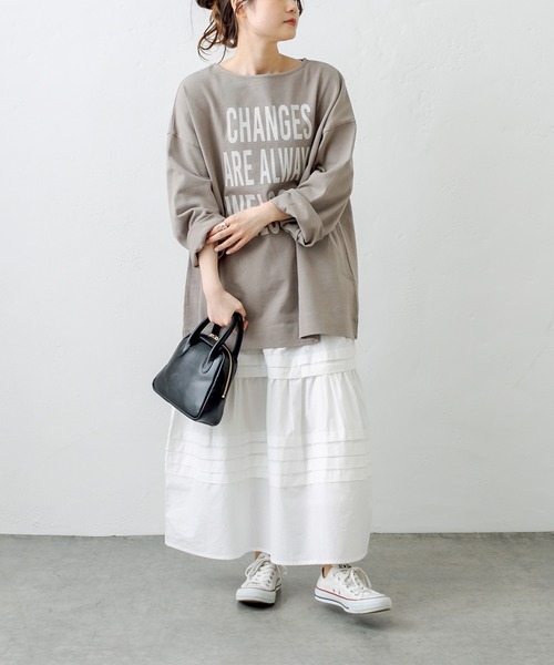 PUAL CE CIN（ピュアルセシン）の「インドポプリンステッチスカート（スカート・レディース・ホワイト/ブラック/ブルー/ピンク・FREE）」の12枚目の写真