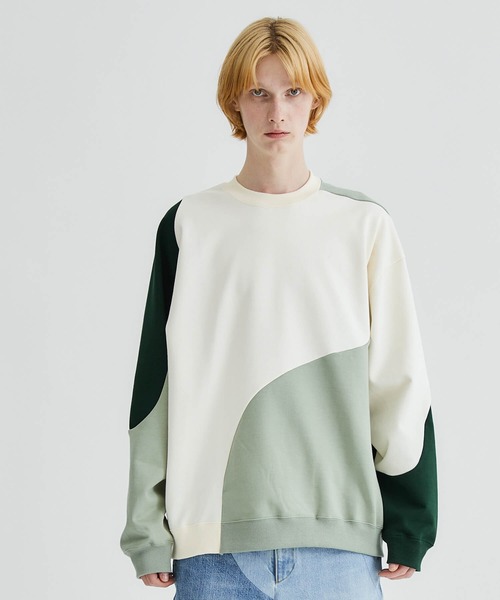 soe（ソーイ）の「STUDIOUS別注 SWEAT WITH PRE（スウェット・メンズ・オフホワイト/ライトベージュ・3/2）」の19枚目の写真