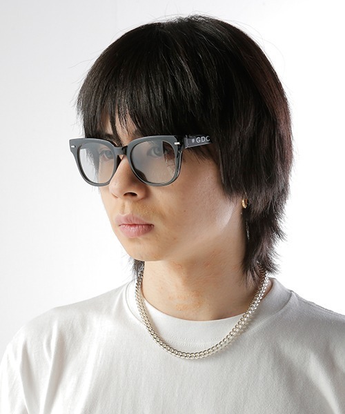 GDC（ジーディーシー）の「BLACK FRAME SUNGLASSES（サングラス・メンズ・ブラック/グレー/ブルー・FREE）」の13枚目の写真