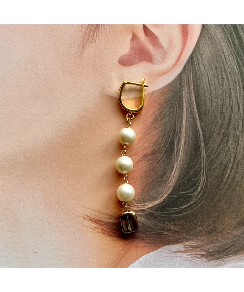 tone(トーン)の「【-lensa-】綺麗めロングピアス(MA)(ピアス(両耳用)・レディース・ゴールド・FREE)」の4枚目の写真