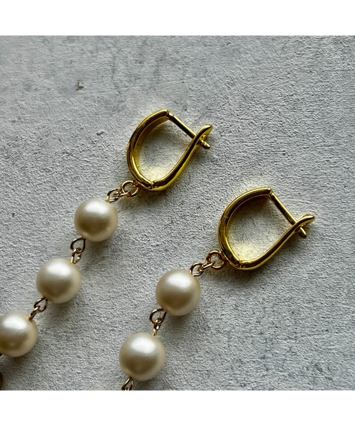tone(トーン)の「【-lensa-】綺麗めロングピアス(MA)(ピアス(両耳用)・レディース・ゴールド・FREE)」の9枚目の写真