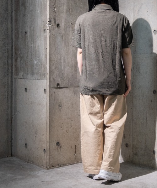JOHN'S CLOSET（ジョンズクローゼット）の「【50】リーフジャガードポロシャツ（ポロシャツ・メンズ・オリーブ/ブラック/ホワイト/ネイビー・LARGE/MEDIUM）」の15枚目の写真