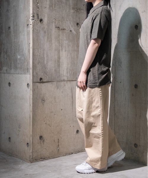 JOHN'S CLOSET（ジョンズクローゼット）の「【50】リーフジャガードポロシャツ（ポロシャツ・メンズ・オリーブ/ブラック/ホワイト/ネイビー・LARGE/MEDIUM）」の14枚目の写真