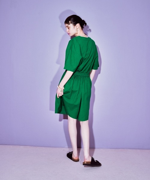 manana suerte(マニャーナスエルテ)の「コットンリネン ショートパンツ(その他パンツ・レディース・ブラック/グリーン/グレー・FREE)」の12枚目の写真