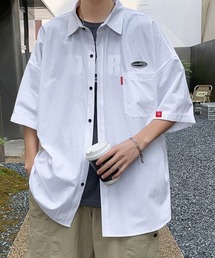 MGV（エムジーヴィー）の「ワンポイントハーフスリーブシャツ（シャツ/ブラウス・メンズ）」