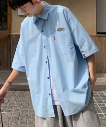 ワンポイントハーフスリーブシャツ