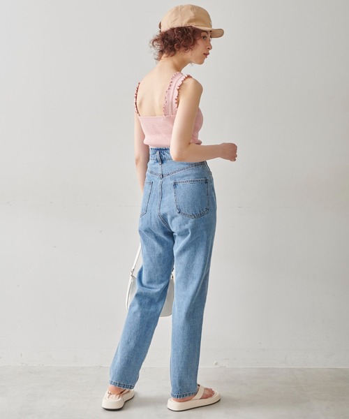 FREE'S MART（フリーズマート）の「◆フリルストラップリブニットタンク（ニット/セーター・レディース・ホワイト/ブラック/ピンク/グリーン・FREE）」の19枚目の写真