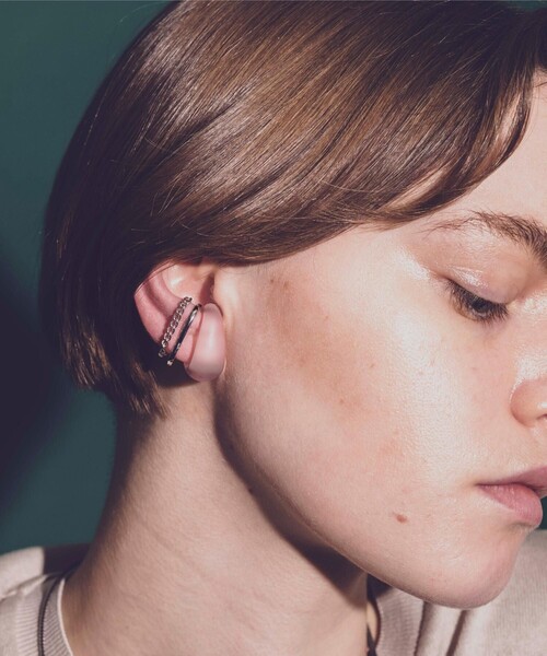 and cloud（アンドクラウド）の「Haze Clear Earcuff（イヤーカフ・レディース・ホワイト系その他/クリア・FREE）」の12枚目の写真