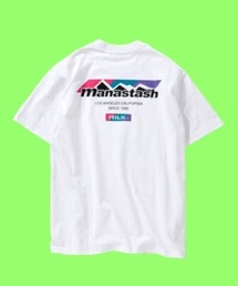 MILKFED. | MILKFED. × MANASTASH /ミルクフェド×マナスタッシュ　MOUNTAIN COLOR LOGO T-SHIRT マウンテンカラーロゴTシャツ(Tシャツ/カットソー)