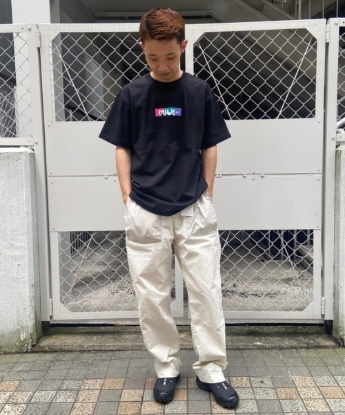 MILKFED.（ミルクフェド）の「MILKFED. × MANASTASH /ミルクフェド×マナスタッシュ　MOUNTAIN COLOR LOGO T-SHIRT マウンテンカラーロゴTシャツ（Tシャツ/カットソー・レディース・ホワイト/ブラック・MEDIUM/X-LARGE/LARGE）」の21枚目の写真