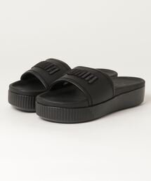 PUMA | PUMA プーマ PLATFORM SLIDE プラットフォーム スライド 384201 ABC-MART限定 *01BLACK(サンダル)