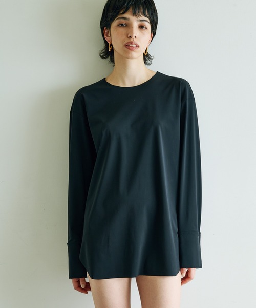 Whim Gazette（ウィムガゼット）の「SWIM ラッシュガード（ラッシュガード・レディース・ブラック/ブラウン・FREE）」の14枚目の写真